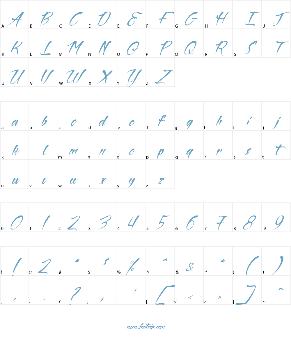 The Black Pearl Font Character